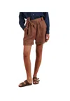Mokib Short With Belt Woman  With Elastic Waist