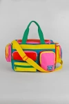 Mokuyobi Camp Colorblock Weekender Travel Duffle Bag In Bubble Gummy At Urban Outfitters