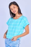 Mokuyobi Grid Crop Top