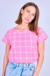 Mokuyobi Grid Crop Top