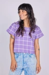 Mokuyobi Grid Crop Top