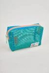 Mokuyobi Mesh Chubby Zip Pouch In Spruce At Urban Outfitters In Blue