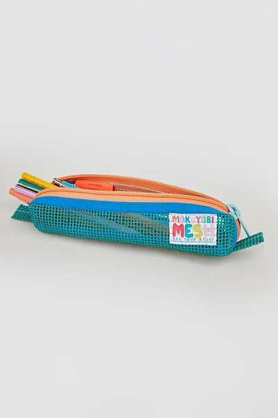 Mokuyobi Mesh Pencil Zip Pouch In Spruce At Urban Outfitters In Green