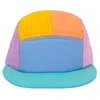 Mokuyobi Women's Blue / Pink / Purple Vintage Palm Five Panel Hat In Blue/pink/purple