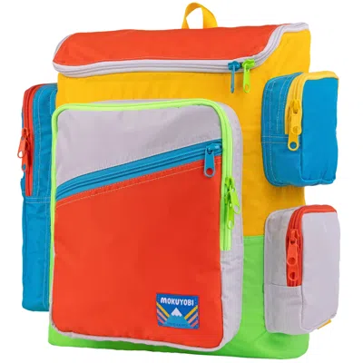 Mokuyobi Women's Blue / Red Space Wonder Traveler Mega Backpack In Blue/red