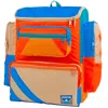 Mokuyobi Women's Blue / Yellow / Orange Heat Wave Alex Mega Backpack In Blue/yellow/orange
