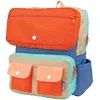 Mokuyobi Women's Blue / Yellow / Orange Schoolhouse Faux Roll Top In Blue/yellow/orange