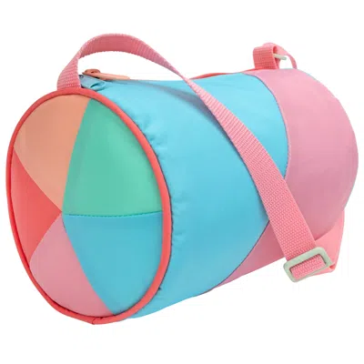 Mokuyobi Women's Green / Pink / Purple Sherbet Spiral Mini Duffel In Burgundy