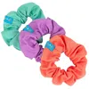 Mokuyobi Women's Green / Pink / Purple Tropic Scrunchie Three Pack In Green/pink/purple