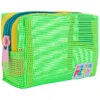 Mokuyobi Women's Green Slime Mesh Chubby Zip Pouch In Green