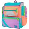 Mokuyobi Women's Pink / Purple / Grey Tippy Talk Alex Mega Backpack In Pink/purple/grey