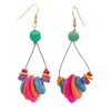 Mokuyobi Women's Pink / Purple / Yellow Donuts Vintage Earrings