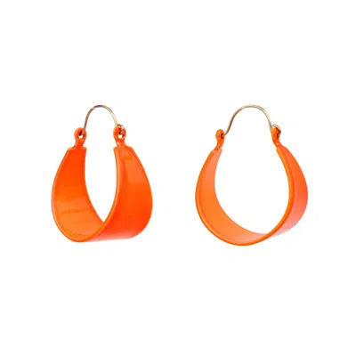 Mokuyobi Women's Yellow / Orange Orange Hoop Vintage Earrings