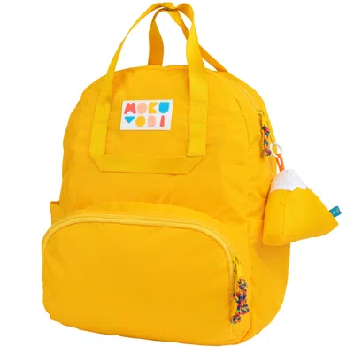 Mokuyobi Women's Yellow / Orange Saffron Atlas Backpack In Yellow/orange