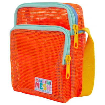 Mokuyobi Women's Yellow / Orange Tiger Mesh Sidekick Sling In Burgundy