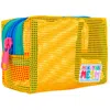 Mokuyobi Women's Yellow / Orange Yolk Mesh Chubby Zip Pouch In Yellow/orange