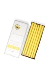 Mole Hollow Candles Hand Dipped Beeswax Taper Candles In Yellow
