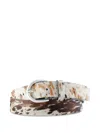 Molebo Cow-print Belt