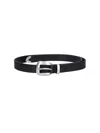 Molebo Leather Belt In Black