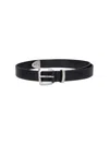 Molebo Leather Belt In Black