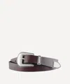 Molebo Mens M2413 Leather Belt In Brown