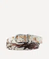 Molebo Mens M2416 Cow Pony Belt In Multi