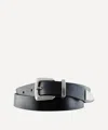 Molebo Mens M2418 Leather Belt In Black