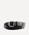 Molebo Mens M2441 Leather Belt In Blue
