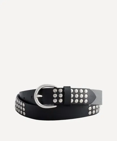 Molebo Mens M2441 Leather Belt In Blue