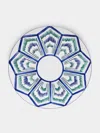 Molecot Mallorca Porcelain Charger Plates - 12.5in/32cm (set Of 4) In Blue