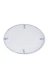 Molecot Oval Serving Platter Coral Blue