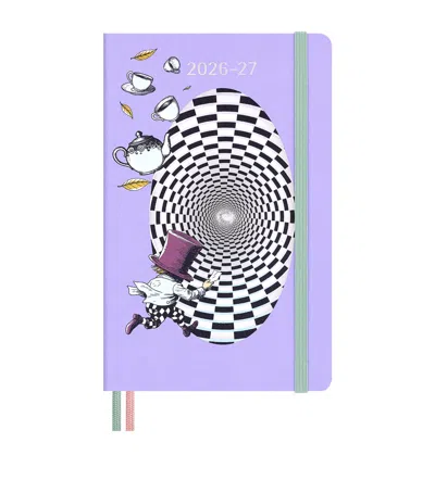 Moleskine Alice's Adventures In Wonderland - Mad Hatter Notebook In Purple