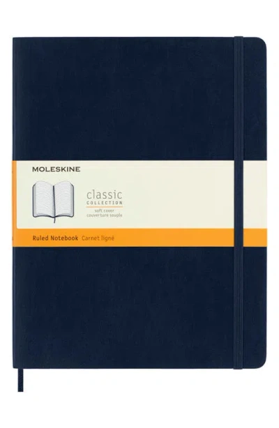 Moleskine Classic Softcover Extra Large Notebook In Sapphire Blue