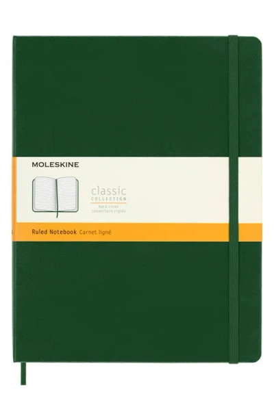 Moleskine Extra Large Soft Cover Notebook In Myrtle Green