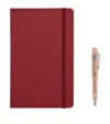Moleskine Le Duo Ecriture Fountain Pen And Notebook Set In Rose Gold