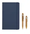 Moleskine Le Duo Ecriture Pen, Pencil And Notebook Set In Gold