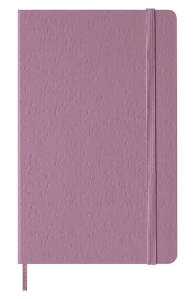 Moleskine Patterned Hardcover Large Notebook In Majestic Pink
