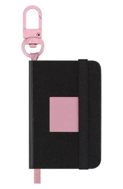Moleskine X Blackpink Mini Hardcover Charm Notebook In Black Pink