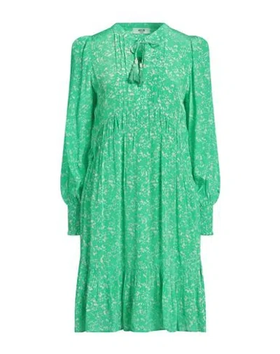 Moliin Copenhagen Woman Mini Dress Green Size M Viscose