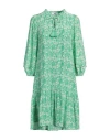 Moliin Copenhagen Woman Mini Dress Green Size S Viscose In Green