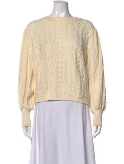 Pre-owned Molli Cashmere Patterned Sweater In Neutrals