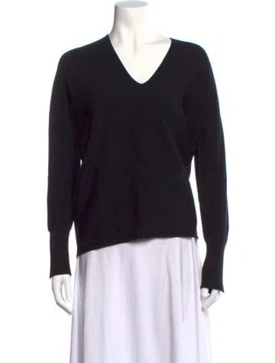 Pre-owned Molli Cashmere V-neck Sweater In Blue