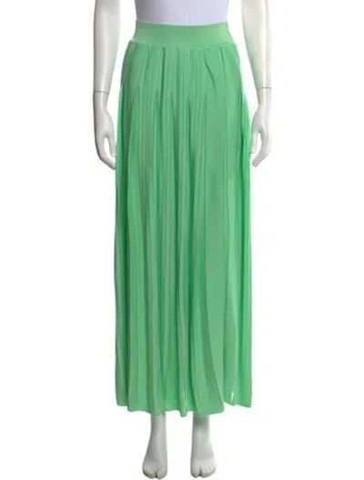 Pre-owned Molli Long Skirt In Green