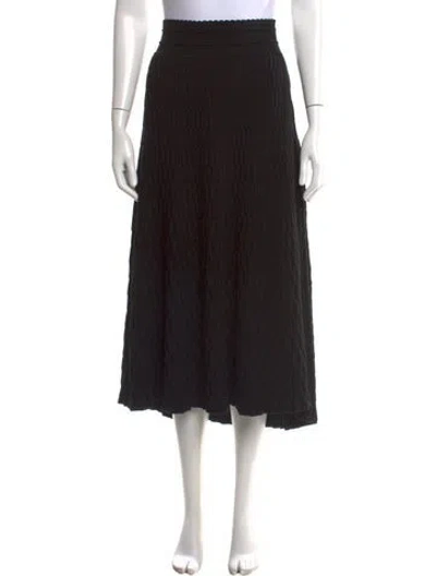 Pre-owned Molli Midi Length Skirt In Black