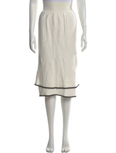 Pre-owned Molli Midi Length Skirt In Neutral