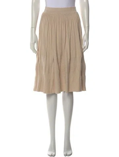 Pre-owned Molli Midi Length Skirt In Neutral