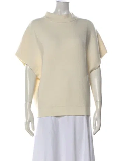 Pre-owned Molli Mock Neck Sweater In Neutral