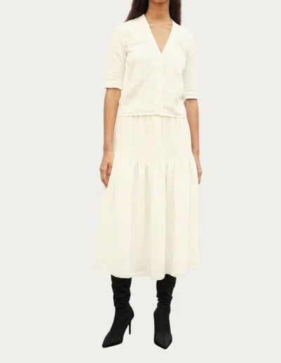 Molli Odalie Top In Milk In White