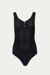 MOLLI PETRA BODYSUIT IN DEEP MIDNIGHT