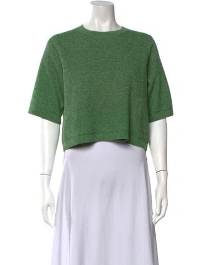 Pre-owned Molli Virgin Wool Crew Neck Sweater In Green